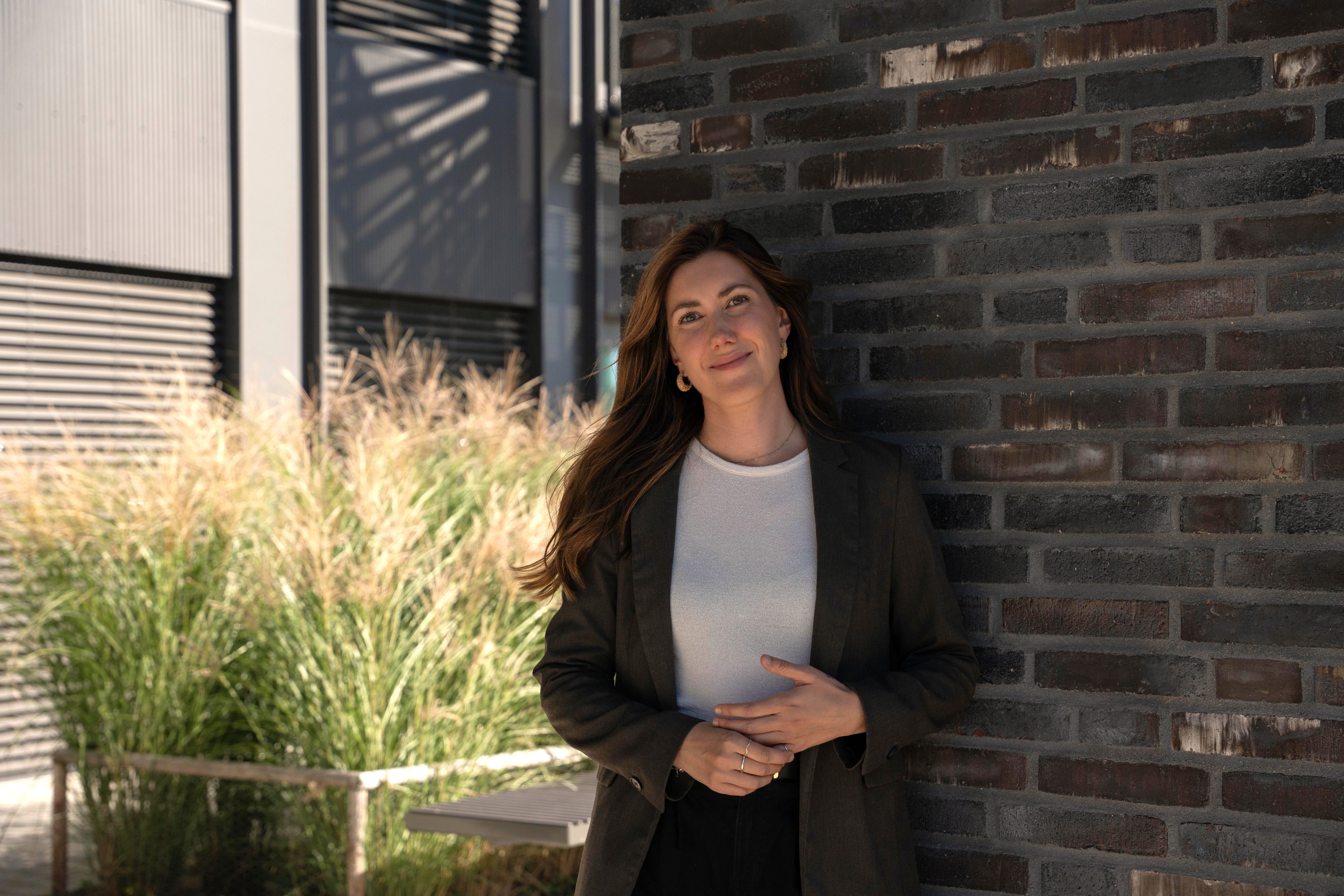 Industridoktoranden Caroline Svensson Nilsson vid Sandberg Development.