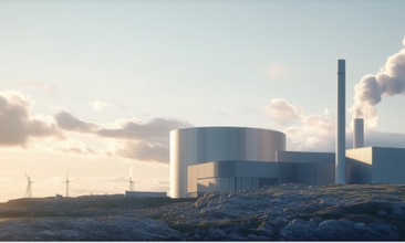 Karnkraftverk I Solnedgang ISEC 366X220