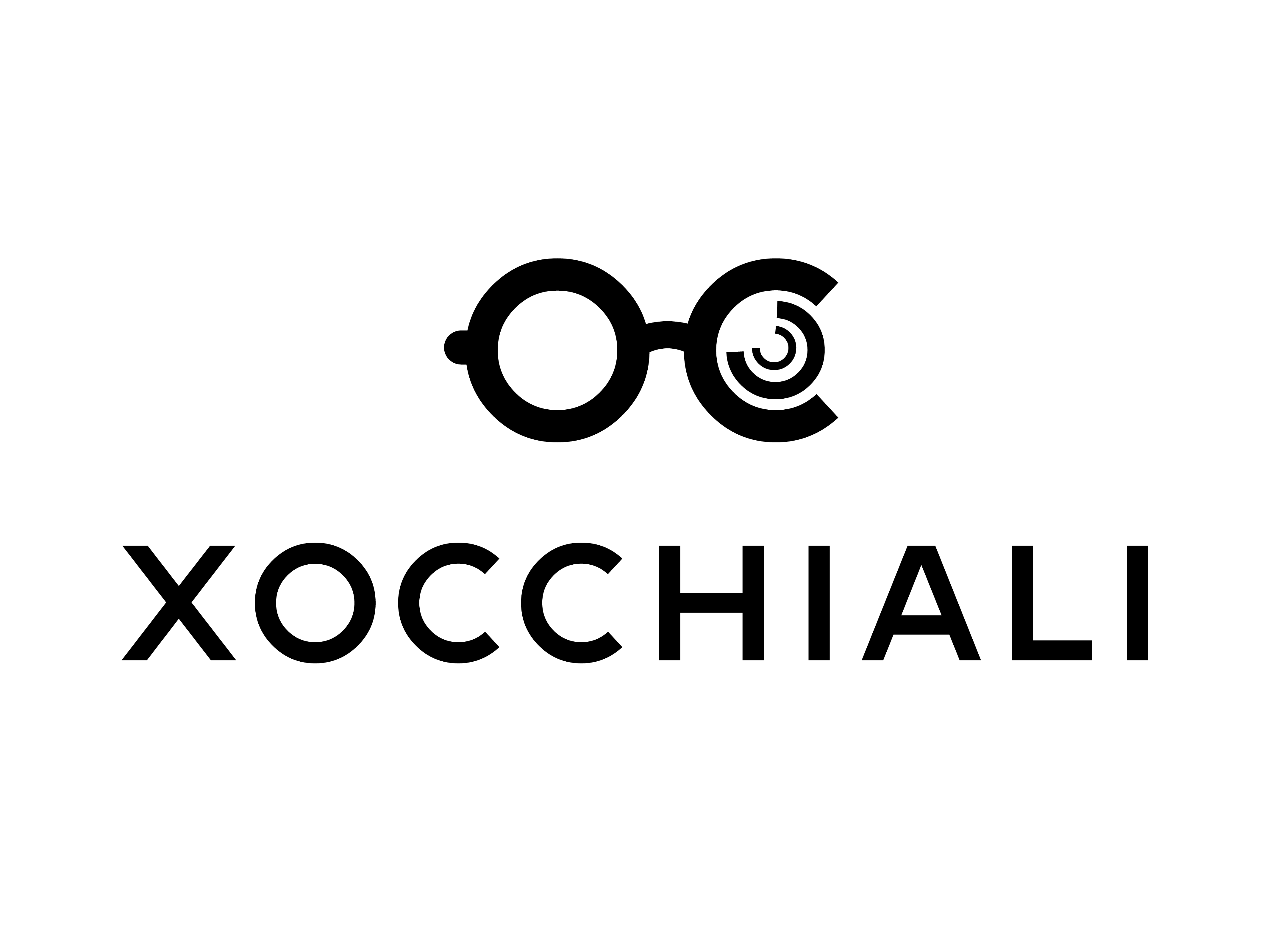 Xocchiali Logo Stacked Black