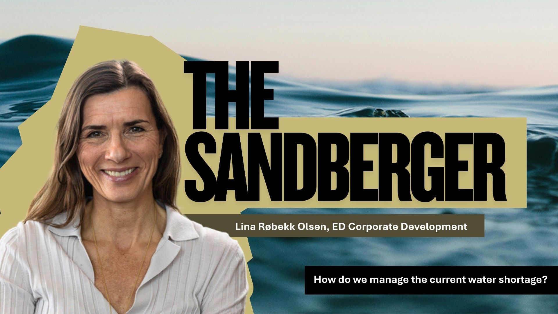 Lina Røbekk Olsen frontar nyhetsbrev The Sandberger 